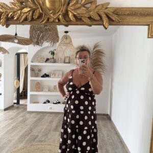 ROBE À POIS - CURVE