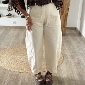 PANTALON THEA - ÉCRU