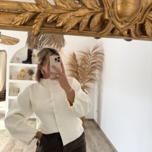 PULL / GILET ROXANE - ECRU
