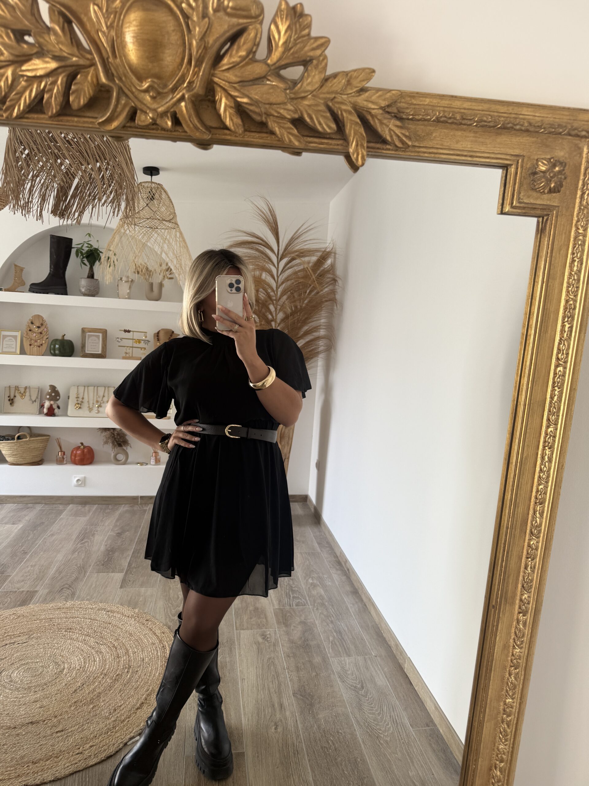 ROBE CARMEN - NOIR