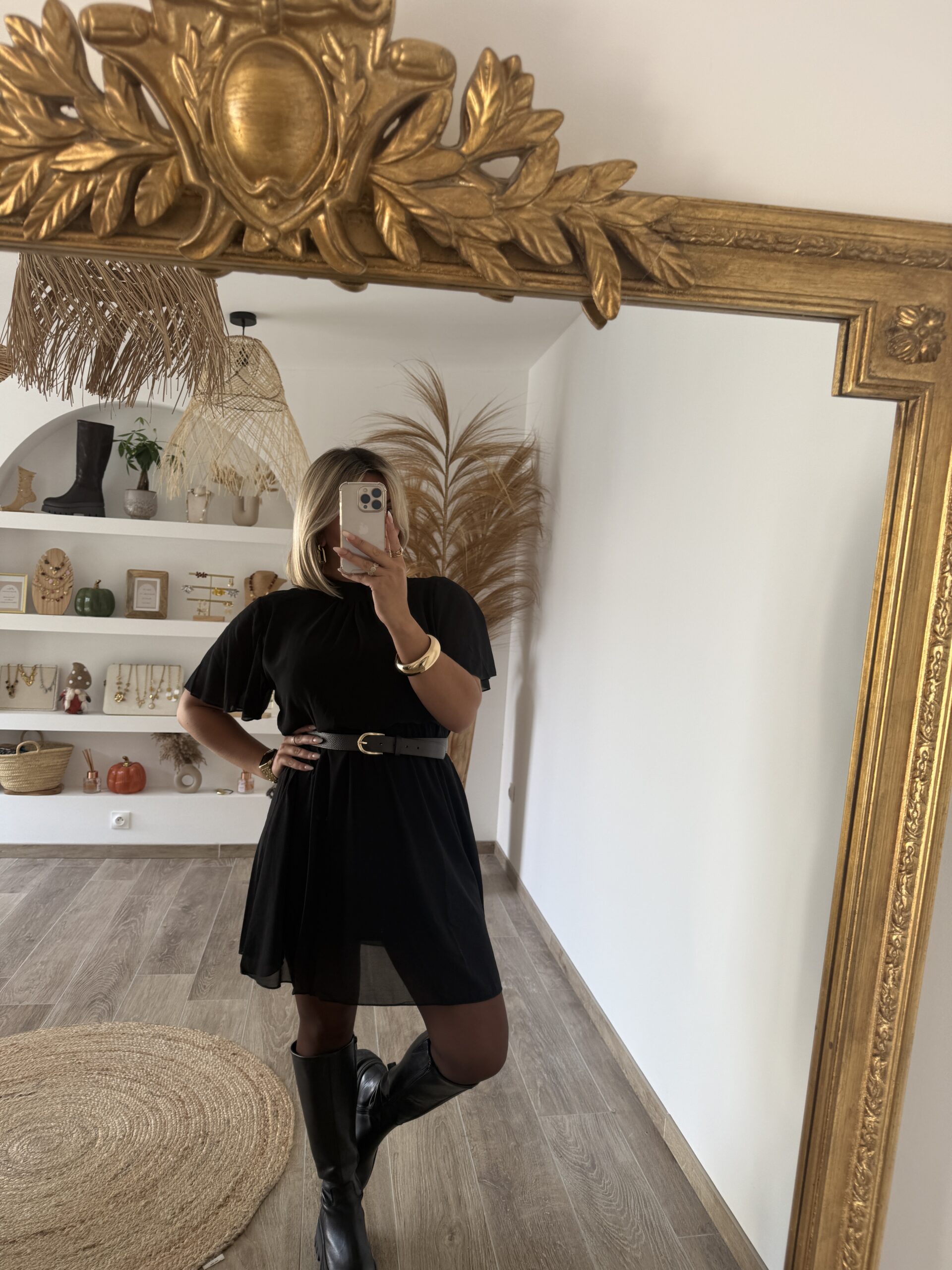 ROBE CARMEN - NOIR – Image 2