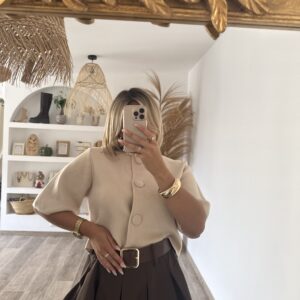 PULL LILOU - BEIGE