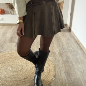 JUPE SHORT - CHARLIZE VELOURS