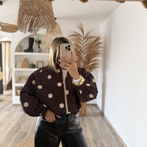 VESTE À POIS
