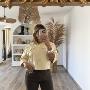 CHEMISE JAUNE - LIYA