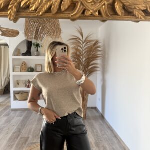 PULL SANS MANCHES - BIJOUX
