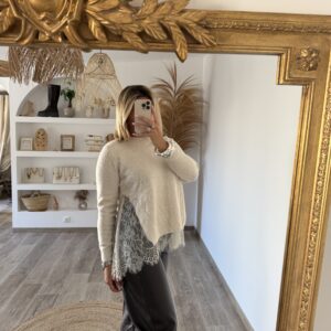 PULL CHANELE - BEIGE