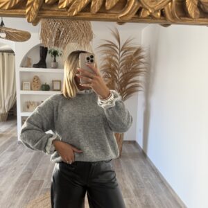 PULL LOUISON - GRIS