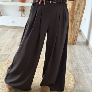 PANTALON LAURENE - CHOCO